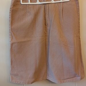 H&M Beige Corduroy Skirt